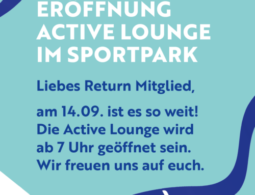 Eröffnung Active Lounge im Sportpark